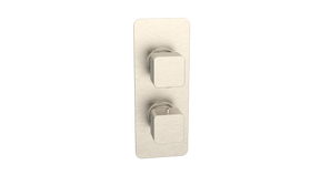 Kolt Concealed Shower Valve (Twin Outlet) Brushed Nickel