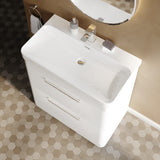 Hudson Reed Solar 800mm Floor Standing 2 Drawer Vanity Unit With Ceramic Basin