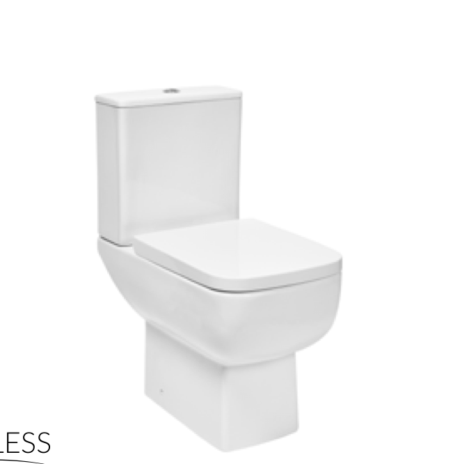 Choices 600 Open Back Pan Including Cistern & Soft Close Seat