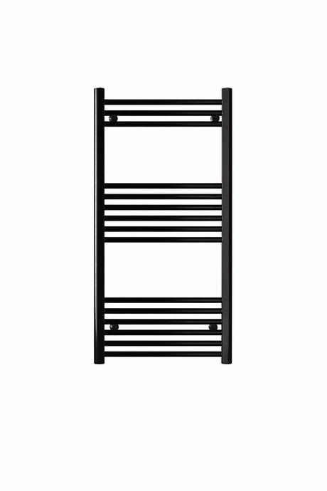 22mm Straight Towel Rail 500mm x 1200mm Black