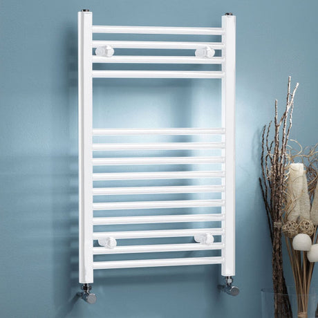 Straight Towel Rail 500mm x 1200mm White