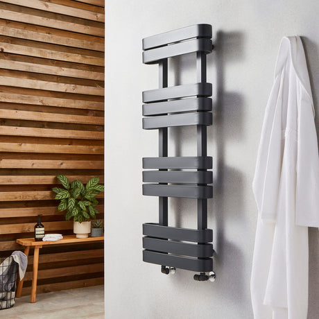 Tampa 1200 x 500 Towel Rail Anthracite