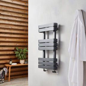 Tampa 850 x 500 Towel Rail Anthracite