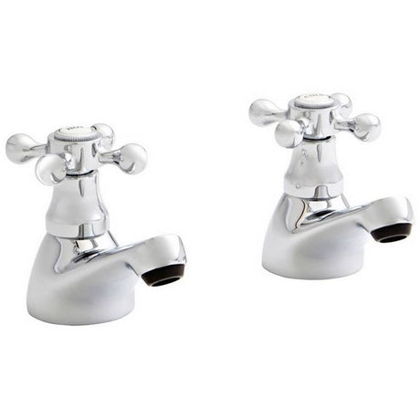 Victory Pair Bath Pillar Taps