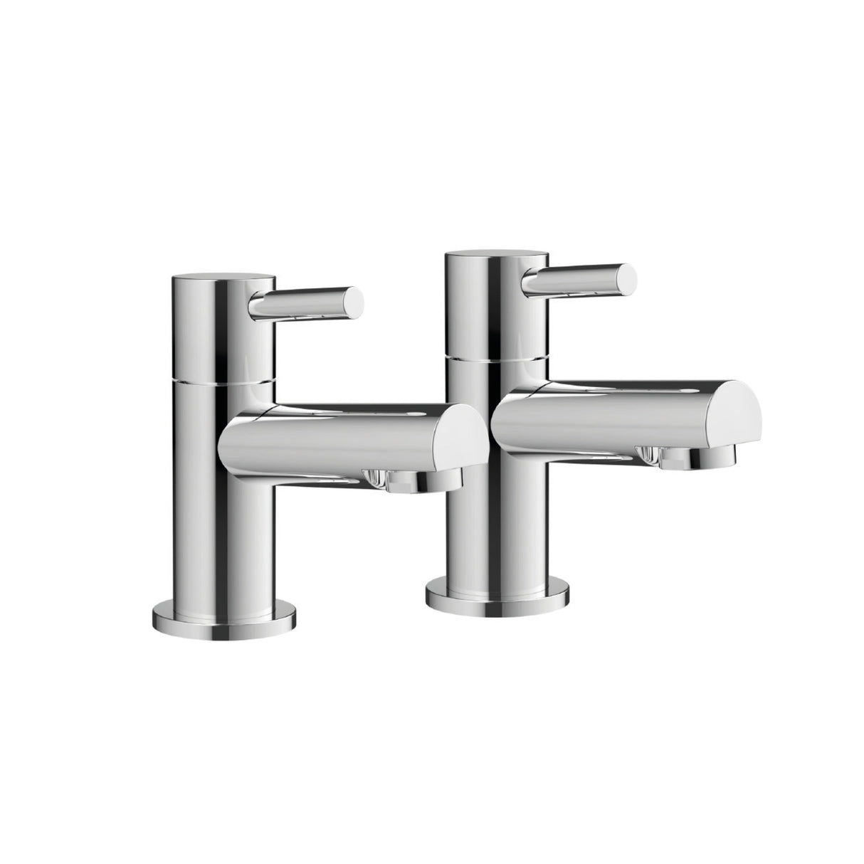 Round Basin Taps Pair