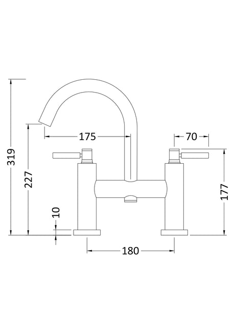 Tec Lever Bath Filler