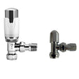 Twin Pack TRV & Lockshield Refined Angled