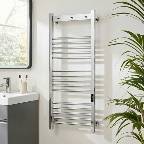 Toro Smart Dry Electric Towel Rail 800 x 500mm - Chrome