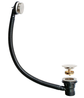 Easyclean Sprung Bath Waste Nickel