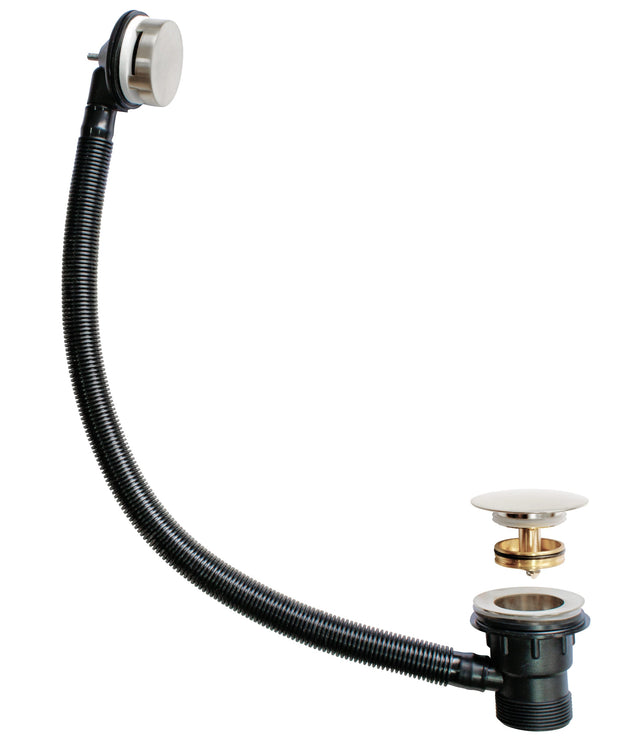 Easyclean Sprung Bath Waste Nickel