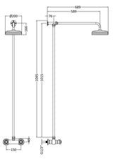 Shower Kits Traditional Thermostatic Shower Valve & Kit