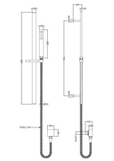 Showers Rail Kits Slide Rail Kit