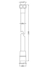 Shower Accessories Smooth Silver Shower Flex