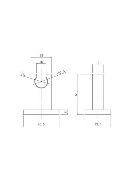 Shower Accessories Wall Bracket