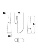Enclosure Hook For Frameless Enclosures