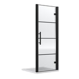 Apex 900mm Hinged Shower Door 8mm Glass