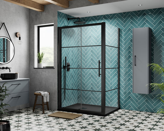 Apex 1200mm Sliding Shower Door 8mm Glass