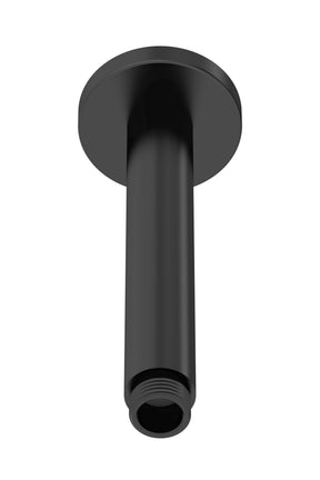 Fixed Shower Heads Wall-Mounted Arm Matt Black