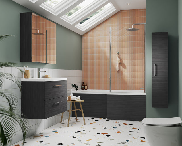 Fusion L-Shape Shower Bath Front Panel 1700mm