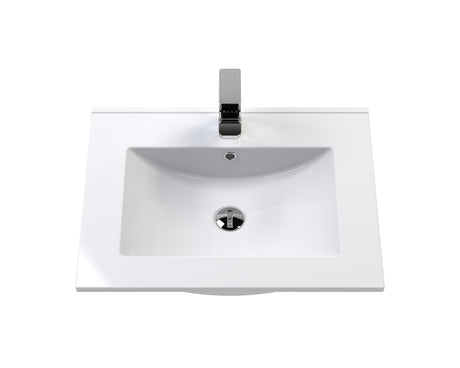 Lille 600mm Floor Standing 2-Drawer Vanity with Basin - 1 Tap Hole