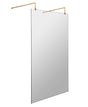 1100mm Wetroom Screen with Arms and Feet