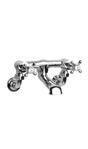 White Topaz With Crosshead Handle Wall Mounted Bath Filler