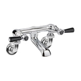 Black Topaz With Lever Handle Wall Mounted Bath Filler
