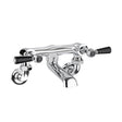 Black Topaz With Lever Handle Wall Mounted Bath Filler
