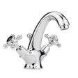 Black Topaz With Crosshead Handle Mono Basin Mixer
