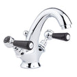 Black Topaz With Lever Handle Mono Basin Mixer