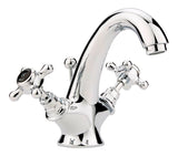Black Topaz With Crosshead Handle Mono Basin Mixer