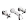 Black Topaz With Crosshead Handle Bath Spout
