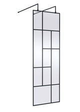 Abstract 700mm Frame Wetroom Screen with Support Bars