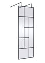 Abstract 700mm Frame Wetroom Screen with Support Bars