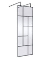 Abstract 760mm Frame Wetroom Screen with Support Bars