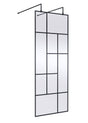 Abstract 800mm Frame Wetroom Screen with Support Bars