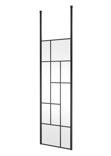 Abstract 700mm Frame Wetroom Screen with Ceiling Posts