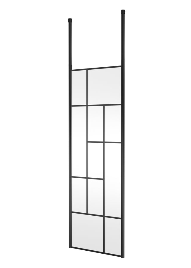 Abstract 700mm Frame Wetroom Screen with Ceiling Posts