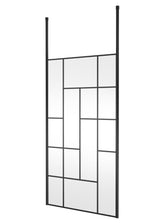 Abstract 1100mm Frame Wetroom Screen with Ceiling Posts