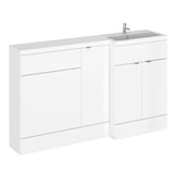 Hudson Reed Fusion 1500mm Floor Standing Right Hand 2 Door Vanity Basin & Toilet Combination Unit
