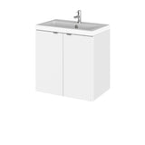 Hudson Reed Fusion 500mm Wall Hung 2 Door Vanity Unit & Basin