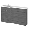 Hudson Reed Fusion 1500mm Left Hand Floor Standing Vanity Basin & Toilet Combination Unit