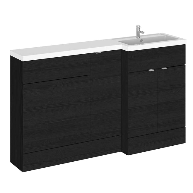 Fusion Floor Standing 3 Door Vanity Basin & WC Right Hand Combination 1500mm