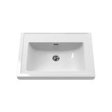Lille 800mm Wall Hung 2-Drawer Vanity with Basin - 0 Tap Hole