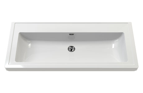 Lille 600mm Wall Hung 2-Drawer Vanity with Basin - 0 Tap Hole