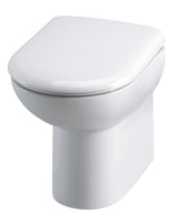 Hudson Reed Back To Wall Comfort Height Round Toilet Pan With Soft Close Seat