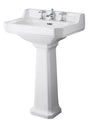 Hudson Reed Richmond 600mm 3 Tap Hole Basin & Pedestal