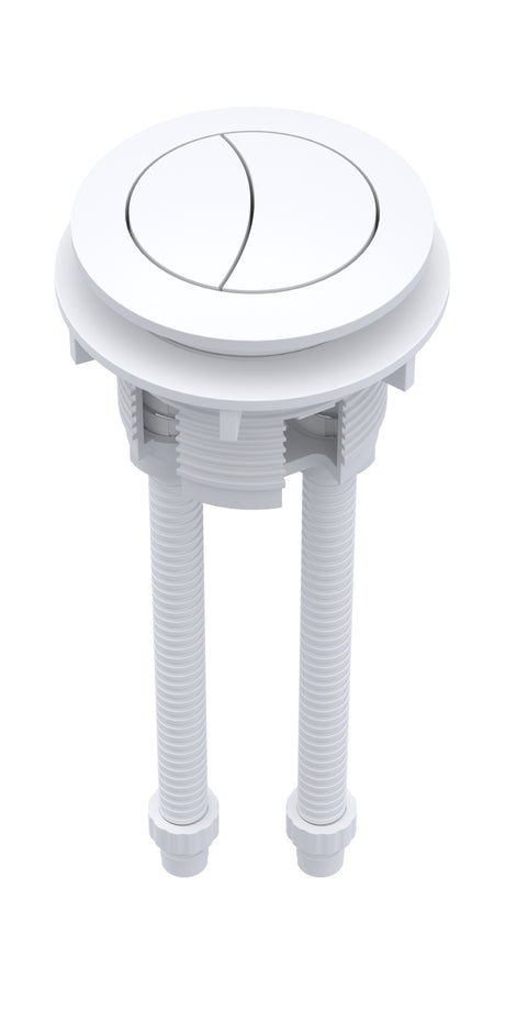 Matt White Cistern Push Button