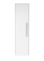 Hudson Reed Solar 350mm 1 Door Pure White Wall Hung Tall Cabinet With Handles
