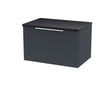 Hudson Reed Fluted 600mm Wall Hung Single Drawer Vanity Unit With Laminate Top